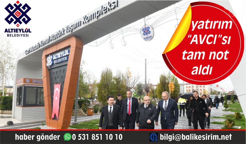 ALTIEYLÜL'E VALİ NOTU