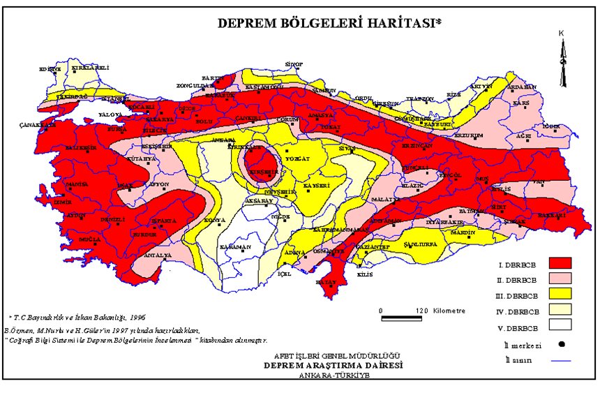 Deprem Haritasi 2025