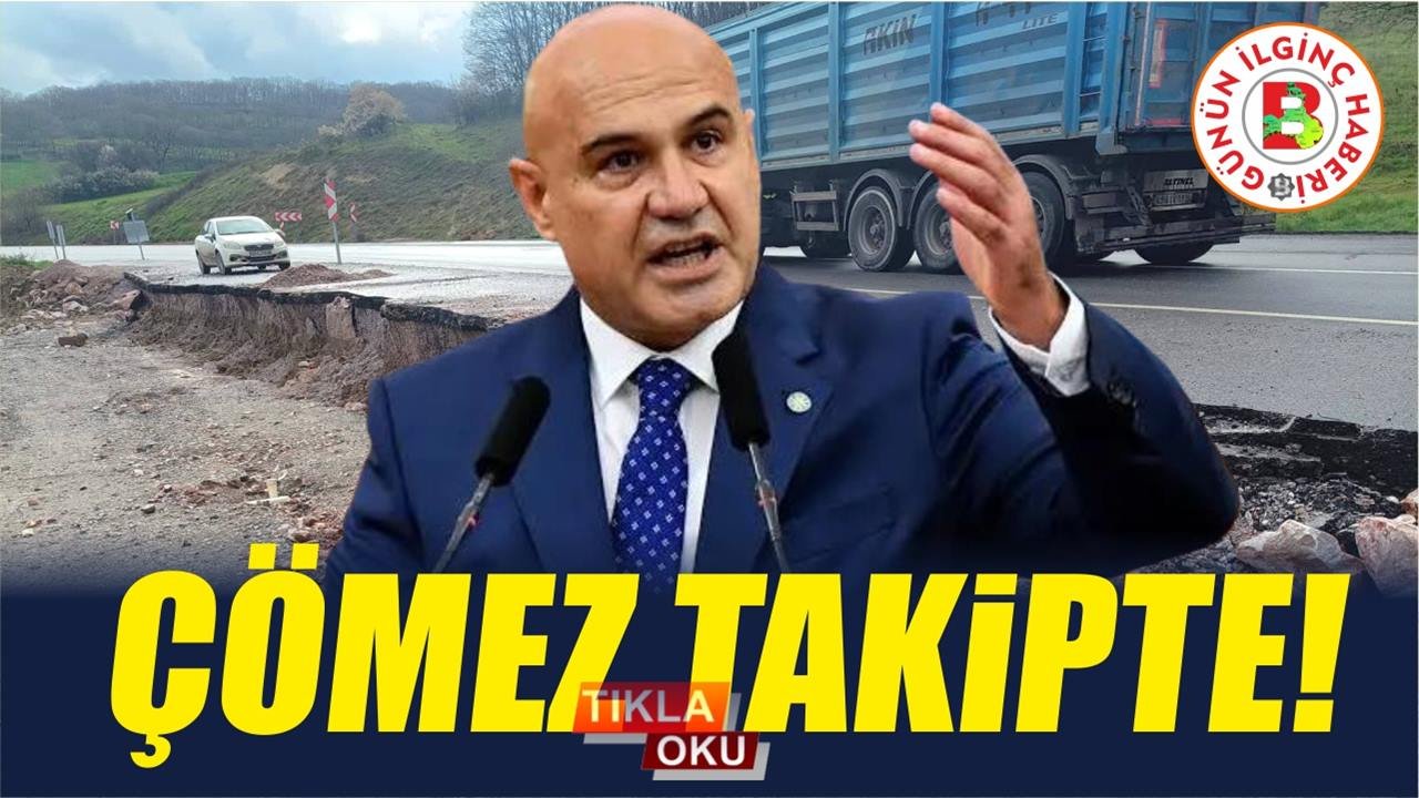 Balıkesir Savaştepe yolundan görüntü paylaştı