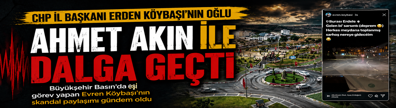 CHP İl başkanının oğlundan Ahmet Akın'ı tiye alan paylaşım