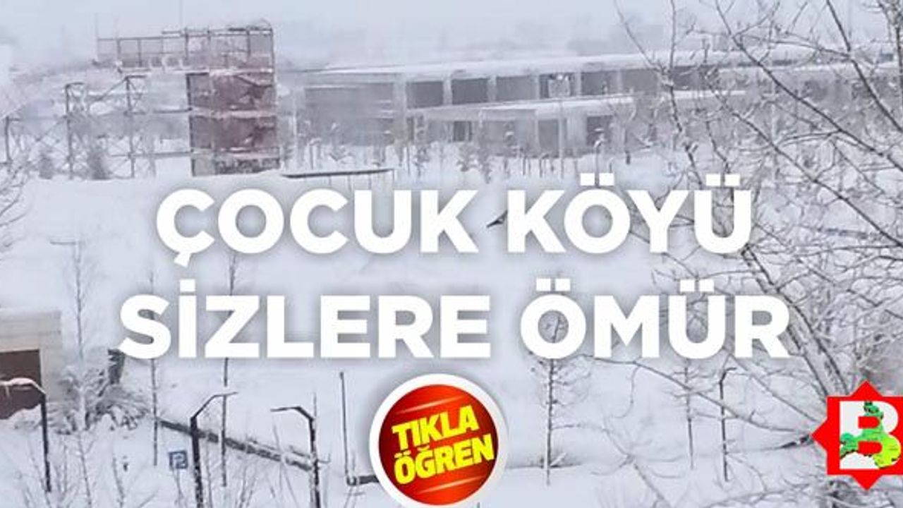 Türkiye'de ilklerden idi. Karla yerle bir oldu!