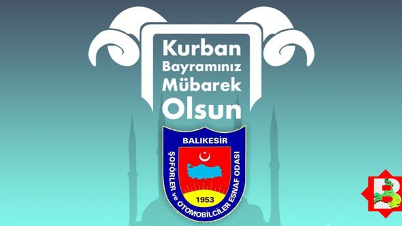 Şoförler Odası Başkanı Rıza Tekin'den Bayram Mesajı