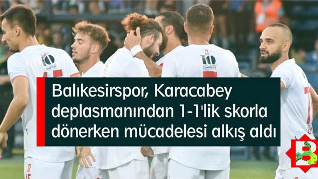 Balıkesirspor 3 puanı penaltı golüyle kaçırdı!