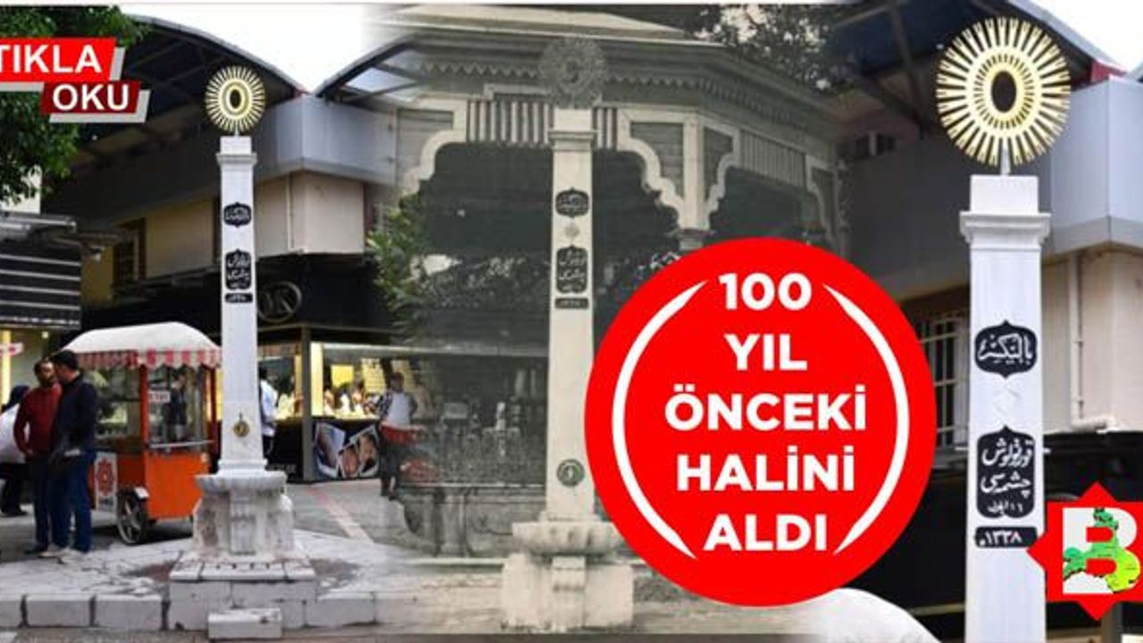 Kurtuluş Çeşmesi eski görünümüne kavuşturuldu