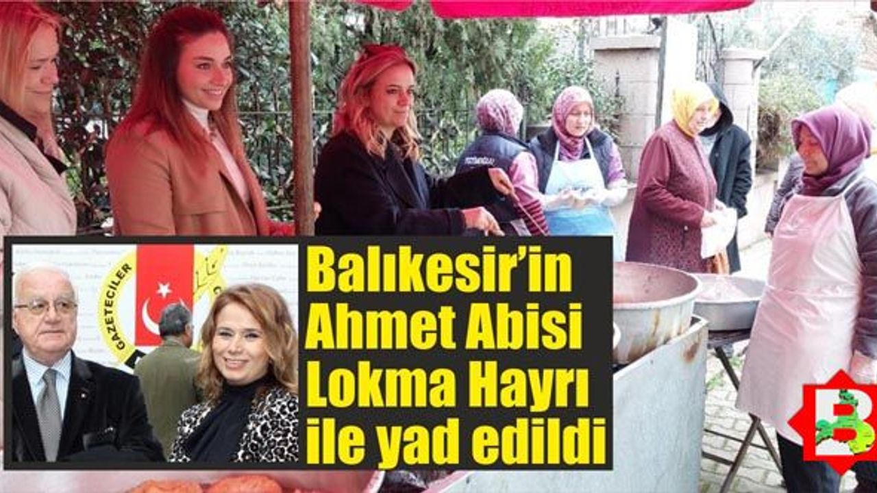 Ahmet Aydemir lokma hayrı ile anıldı