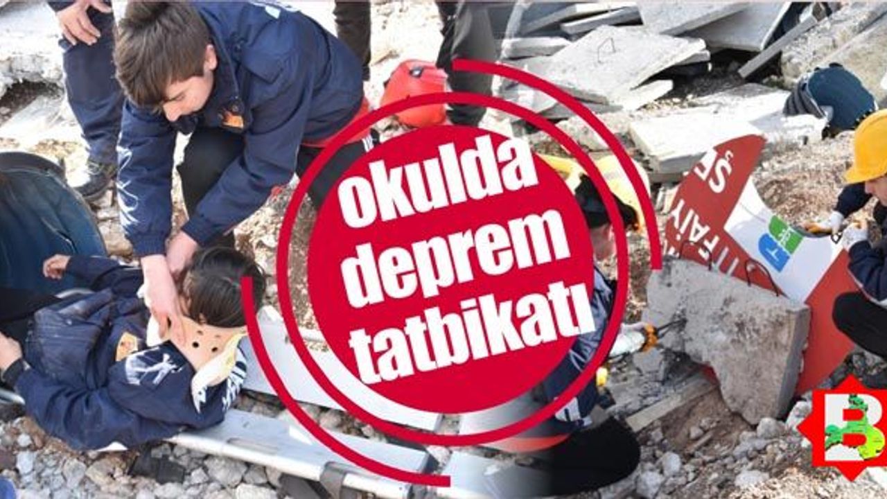Balıkesir'deki okullar afete hazır!