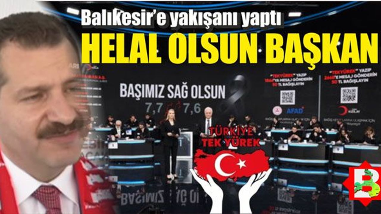 Türkiye Tek Yürek oldu! Bizim başkan 1 milyon bağışladı