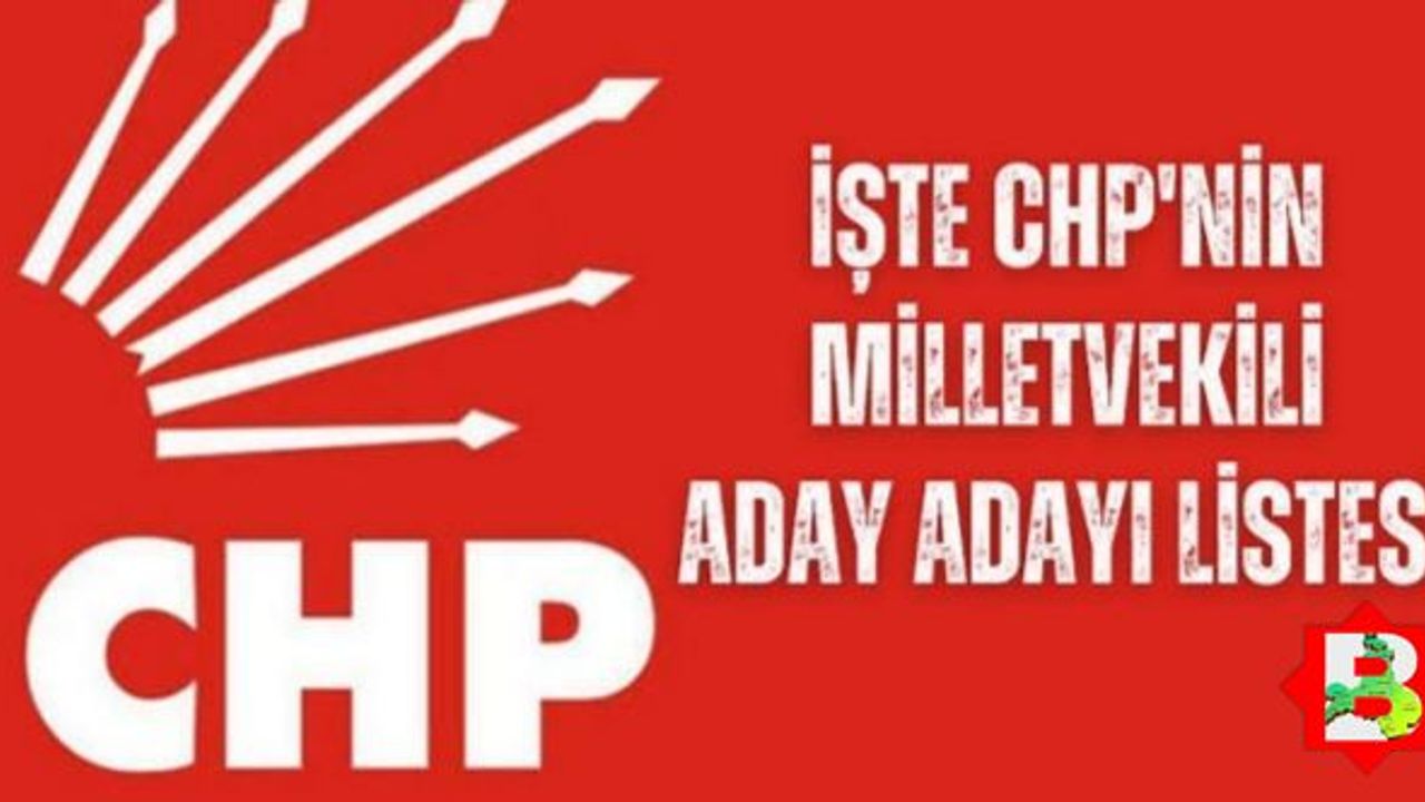 CHP Balıkesir milletvekili aday adayları listesi