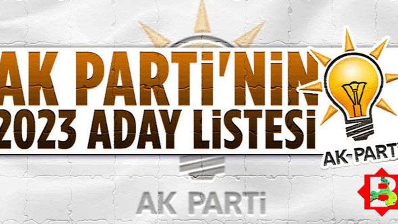 AK Parti 2023 il il milletvekili aday listesi