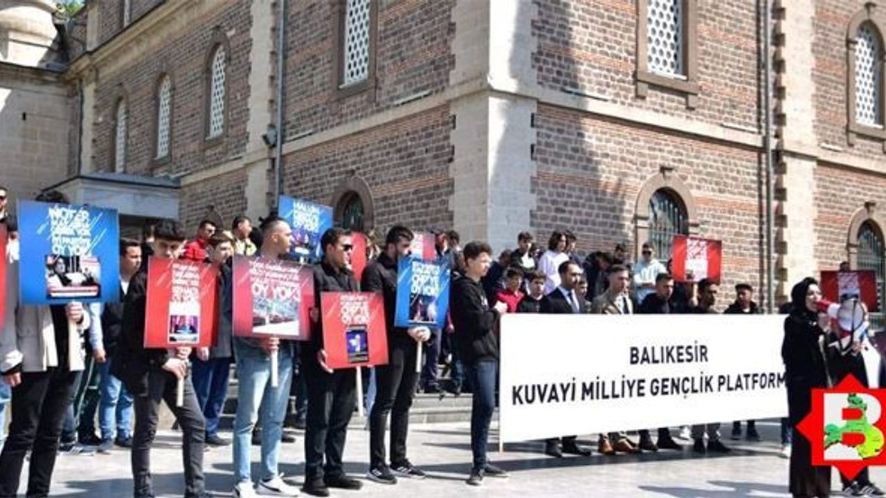 Balıkesir Kuvayi Milliye gençliğinden net tavır