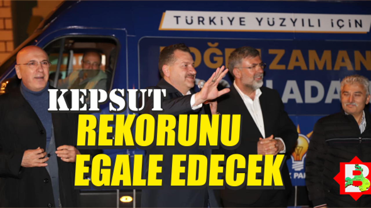 İsmail Ok baba ocağı Kepsut'u salladı!