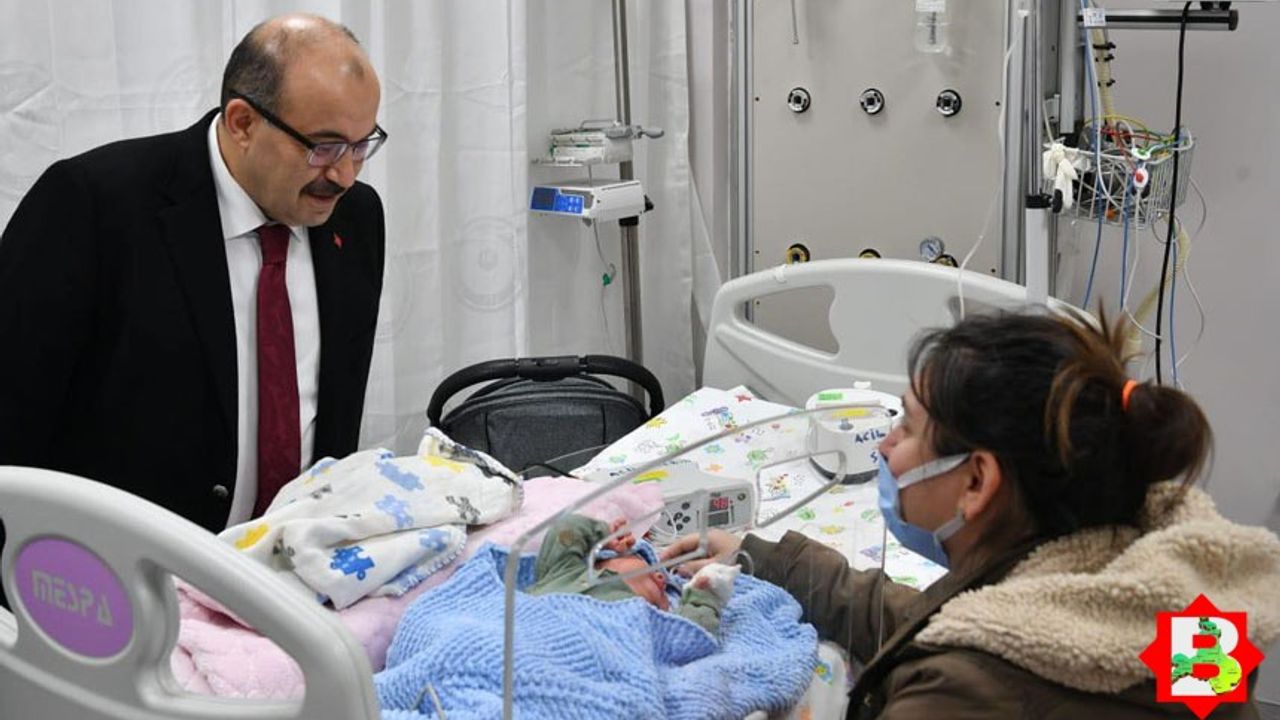 Vali Ustaoğlu, BAÜN Tıp Fakültesi Hastanesinde