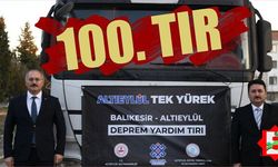 Altıeylül'den 100. yardım tırı yola çıktı