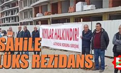 Altınova sahiline denize sıfır 5 blok 5'şer katlı rezidans