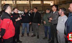 Aşevi, WC-Duş ve Mobil Çay TIR ile 500 personel gitti