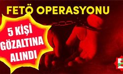 Balıkesir'de FETÖ operasyonu: 5 gözaltı var