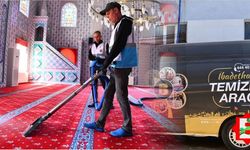 Büyükşehir ilçe merkezlerindeki camileri bayrama hazırlıyor