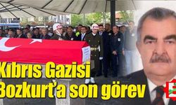 Kıbrıs Gazisi ve emekli Polis Şefi Bozkurt toprağa verildi