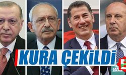 Oy pusulasındaki yerleri kurayla belli oldu