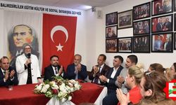 Belgin Uygur, İzmir'deki Balıkesirliler ile kucaklaştı