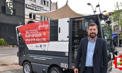 Sındırgı'da yol süpürme aracı hizmete sunuldu