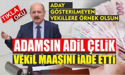 AK Partili vekil 'hak etmedim' dedi, maaşını iade etti