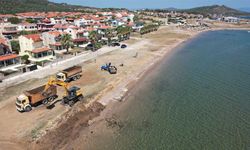 Cunda Arka Deniz Plajlarına belediye eli değdi