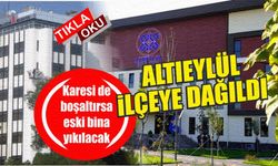 Altıeylül Belediyesi kendi hizmet binalarına taşındı