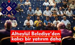 Altıeylül Belediyesi yine bir ilke imza attı