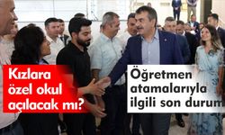 Kızlara özel okul kurulacak mı? Bakan Yusuf Tekin açıkladı