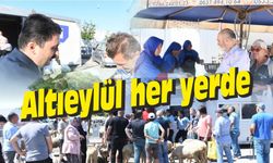 Altıeylül Kurban Bayramında 7/24 çalıştı