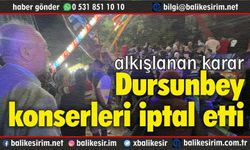 Dursunbey Belediyesi de etkinlikleri iptal etti