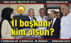 AK Parti Balıkesir teşkilatında başkanlık yoklaması