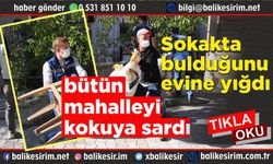 Çöp eve Polis ve Zabıta eşliğinde temizlik operasyonu