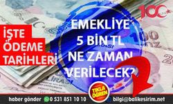 Yasa çıktı! Emekliye 5 bin TL ne zaman, kimlere verilecek?