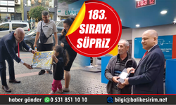 Balıkesir PTT'nin bugünkü en şanslı müşterisi