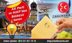AK Parti ve MHP Balıkesir ortak aday çıkaracak