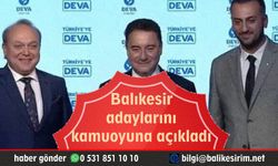 DEVA Partisi Balıkesir başkan adaylarını ilan etti