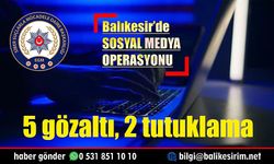 Balıkesir'de sosyal medya iftira operasyonu
