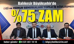 Balıkesir'de Büyükşehir işçisine yüzde 75 zam