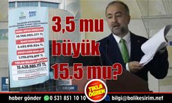 Balıkesir Büyükşehir borcu için farklı rakamlar!