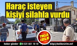 Balıkesir'de silahlı saldırı.. Ayaklarına sıktı