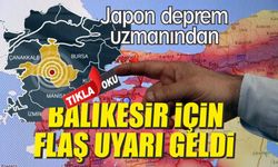 Japon uzman Balıkesir'deki fay hattını işaret etti