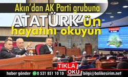 Ahmet Akın'dan AK Parti grubuna Atatürk'lü cevap