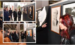 Balıkesir'de liseli ressamlardan Atatürk sergisi