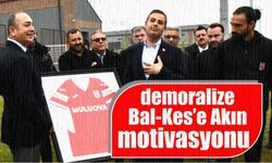 Balıkesirspor'a Ahmet Akın motivasyonu