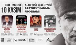 Altıeylül Belediyesi 10 Kasım Atatürk'ü Anma Etkinlikleri