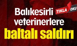 Balıkesirli veteriner hekimlere baltalı saldırı