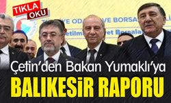 Borsa Başkanı Mehmet Çetin'den Bakana rapor