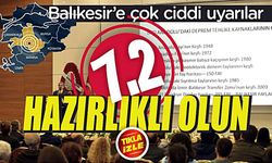 Prof. Dr. Hasan Sözbilir: Balıkesir 7,2'lik depreme hazır olmalı